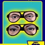 1pc Novelty Glasses Photo Booth Props Party Funny Glasses Fake Novelty Gag Prank Eye Ball Joke Gift