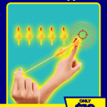 Rubber Chicken Finger Flying Slingshot