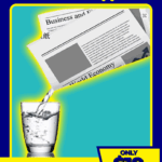 Magician Water Illusion Newspaper Trick