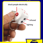 Shock Dice Key Ring With Light