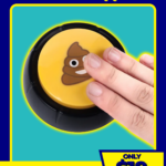 Funny Spoof Poop Fart Button Sound Squeeze Box April Fool's Day Office Prank Simulated Poop Sound Box Practical Gag Joke