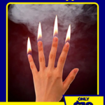 4Pcs/set Finger Fire Magic Tricks Fire Appearing Thumb Tip Magia Professional Magician Stage Illusions Gimmick Accessories Props