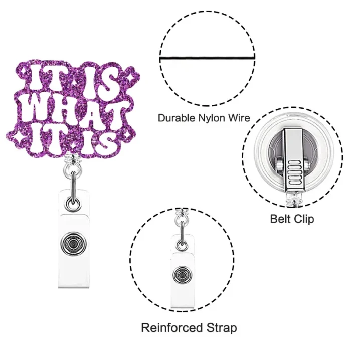 Glittery Nurse Keychain - Image 3