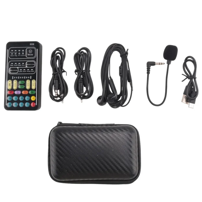 Voice Changer Handheld Microphone Voice Changer with Sound Multifunctional Effects Machine for Phone//Switch (i9) - Image 5