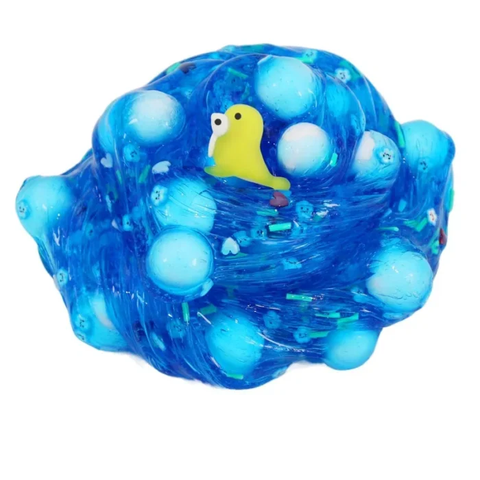 70ml Squishy Slime Prank Sensory Ocean Theme Seal Jellyfish Pufferfish Big Particles Crystal Mud Stress Reliever Gift - Image 4