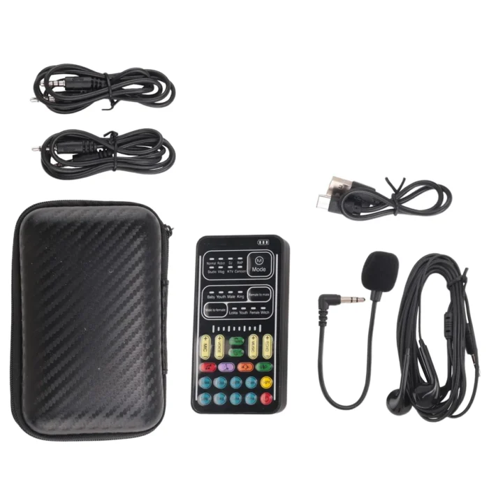 Voice Changer Handheld Microphone Voice Changer with Sound Multifunctional Effects Machine for Phone//Switch (i9) - Image 4