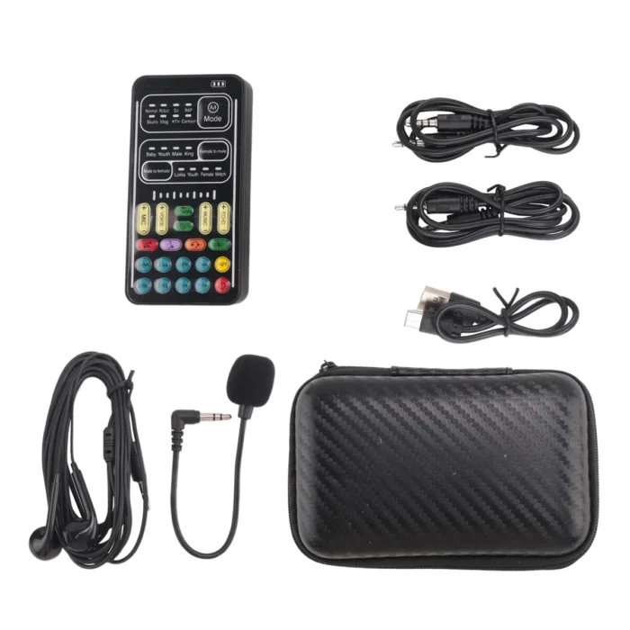 Voice Changer Handheld Microphone Voice Changer with Sound Multifunctional Effects Machine for Phone//Switch (i9) - Image 3