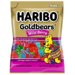HARIBO Goldbears Gummy Bears Wild Berry Candy Gummies