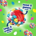 NERDS Easter Hoppin' Gummy Clusters Candy, Crunchy and Gummy - Image 2